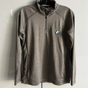 BMW Ladies Long Sleeve Quarter Zip Pullover